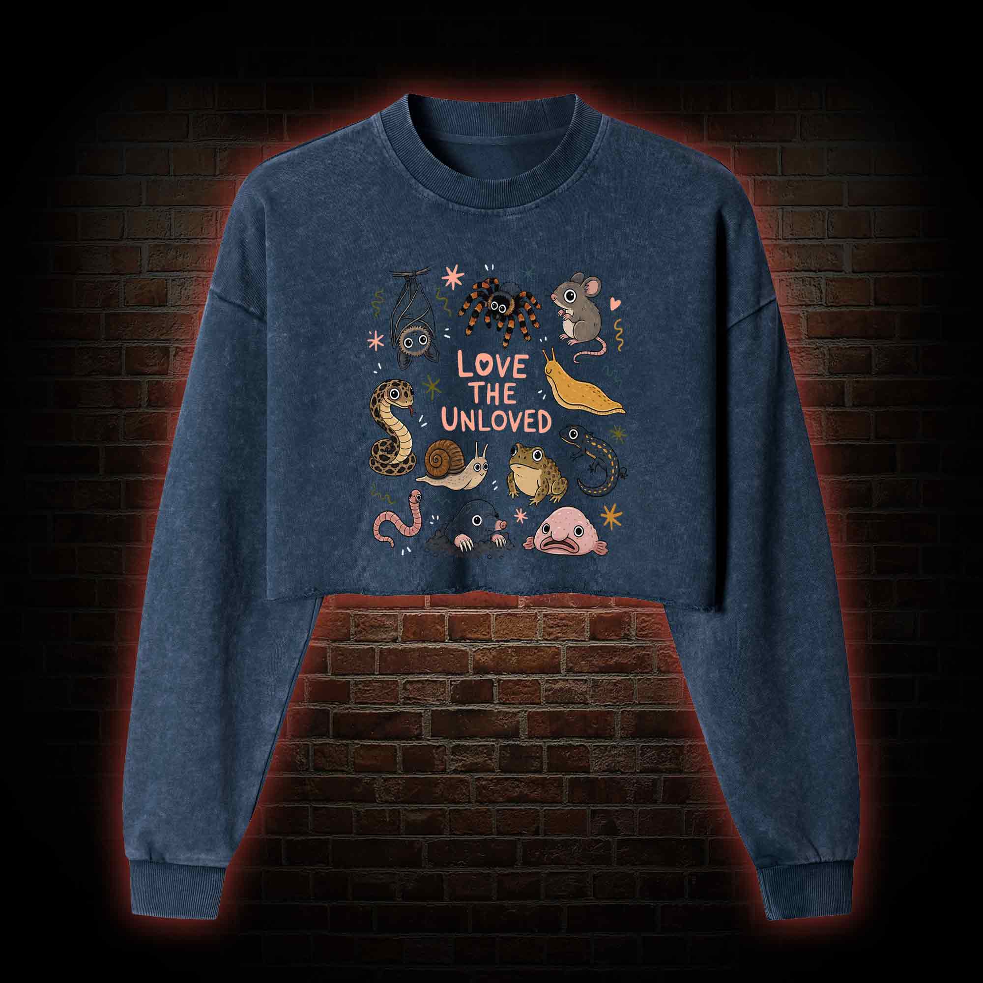 Love the Unloved Washed Cropped Sweatshirts
