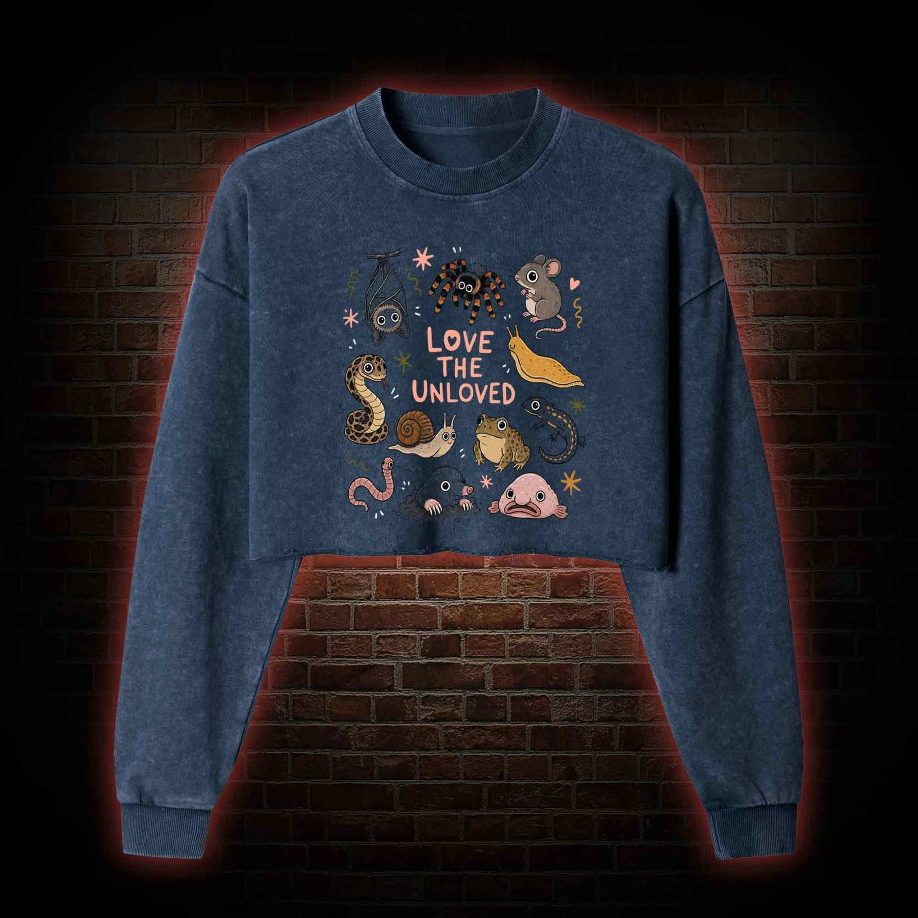 Love the Unloved Washed Cropped Sweatshirts