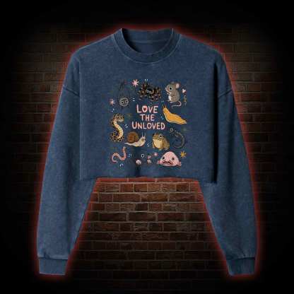 Love the Unloved Washed Cropped Sweatshirts