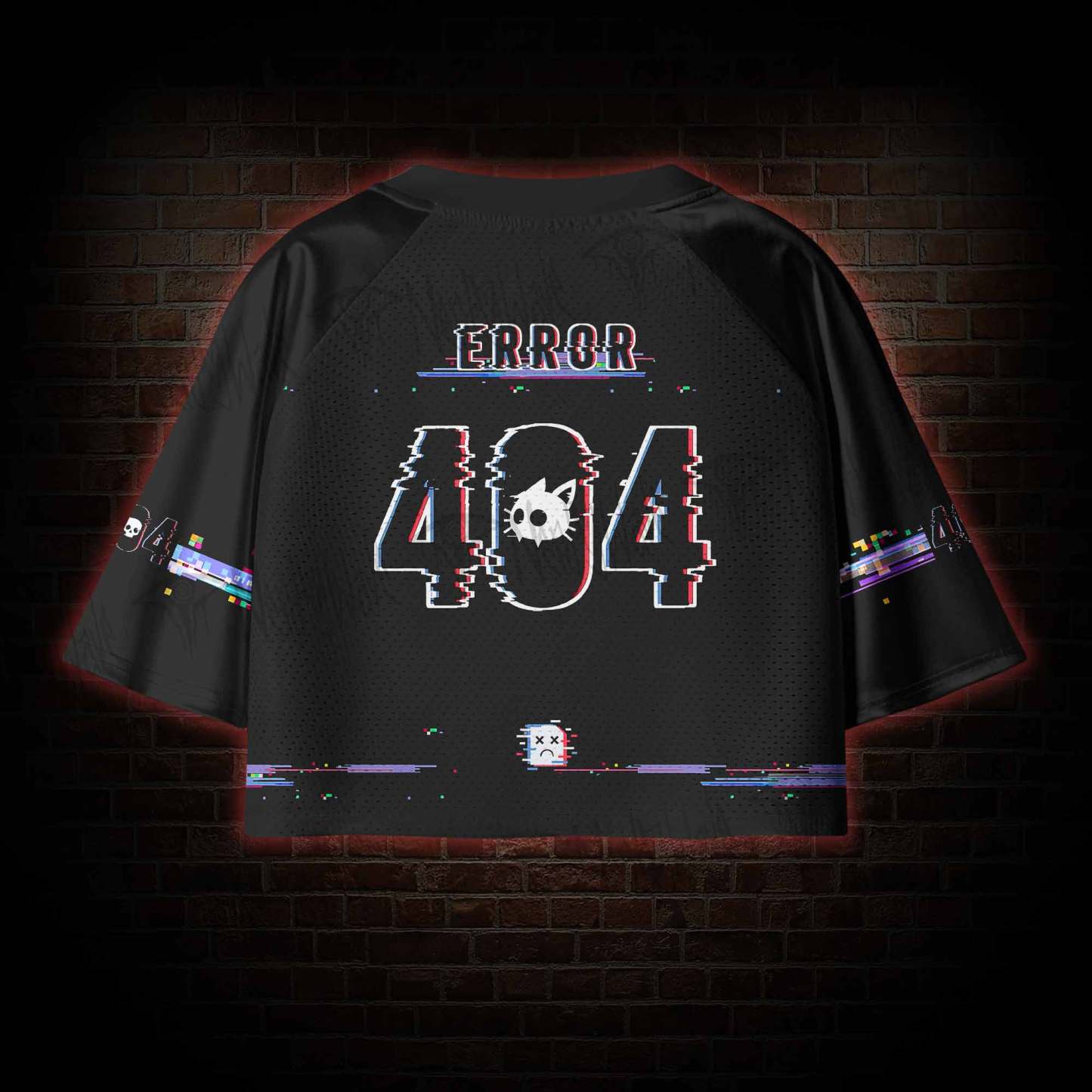Error 404 Women's Cropped Mesh Jersey
