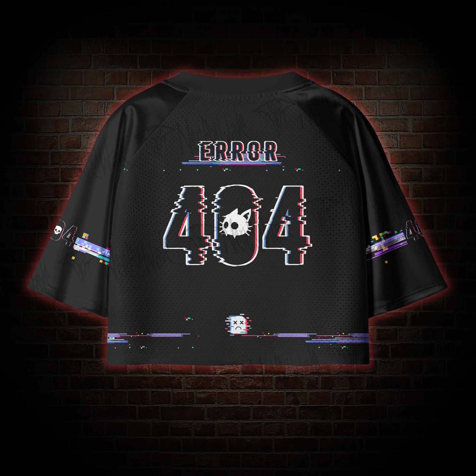 Error 404 Women's Cropped Mesh Jersey