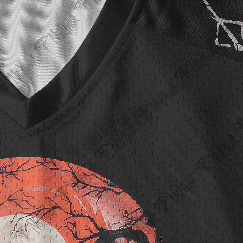 And So The Nightly Hunt Begins V-Neck Long Sleeve Jersey