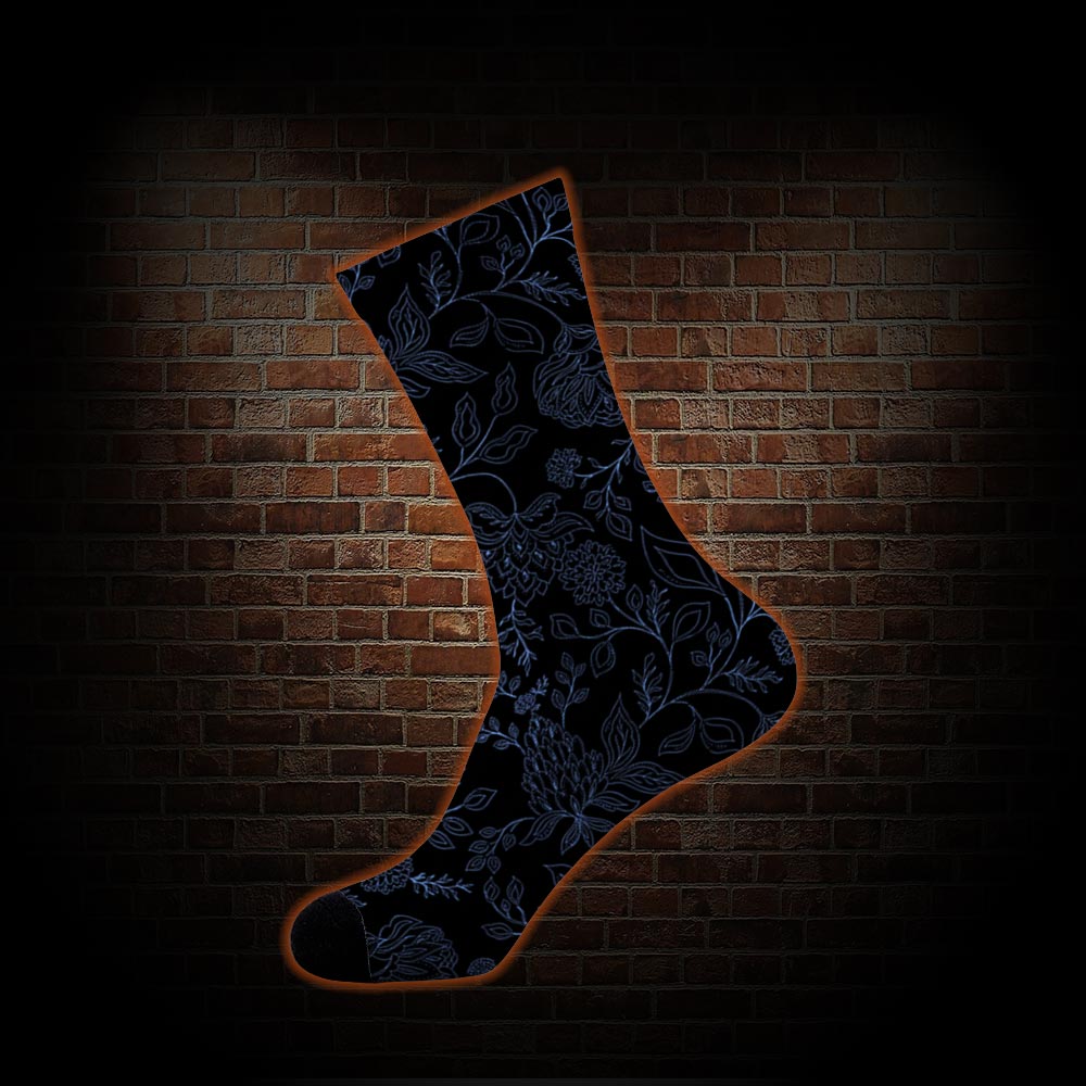 Gothic Botanical Socks