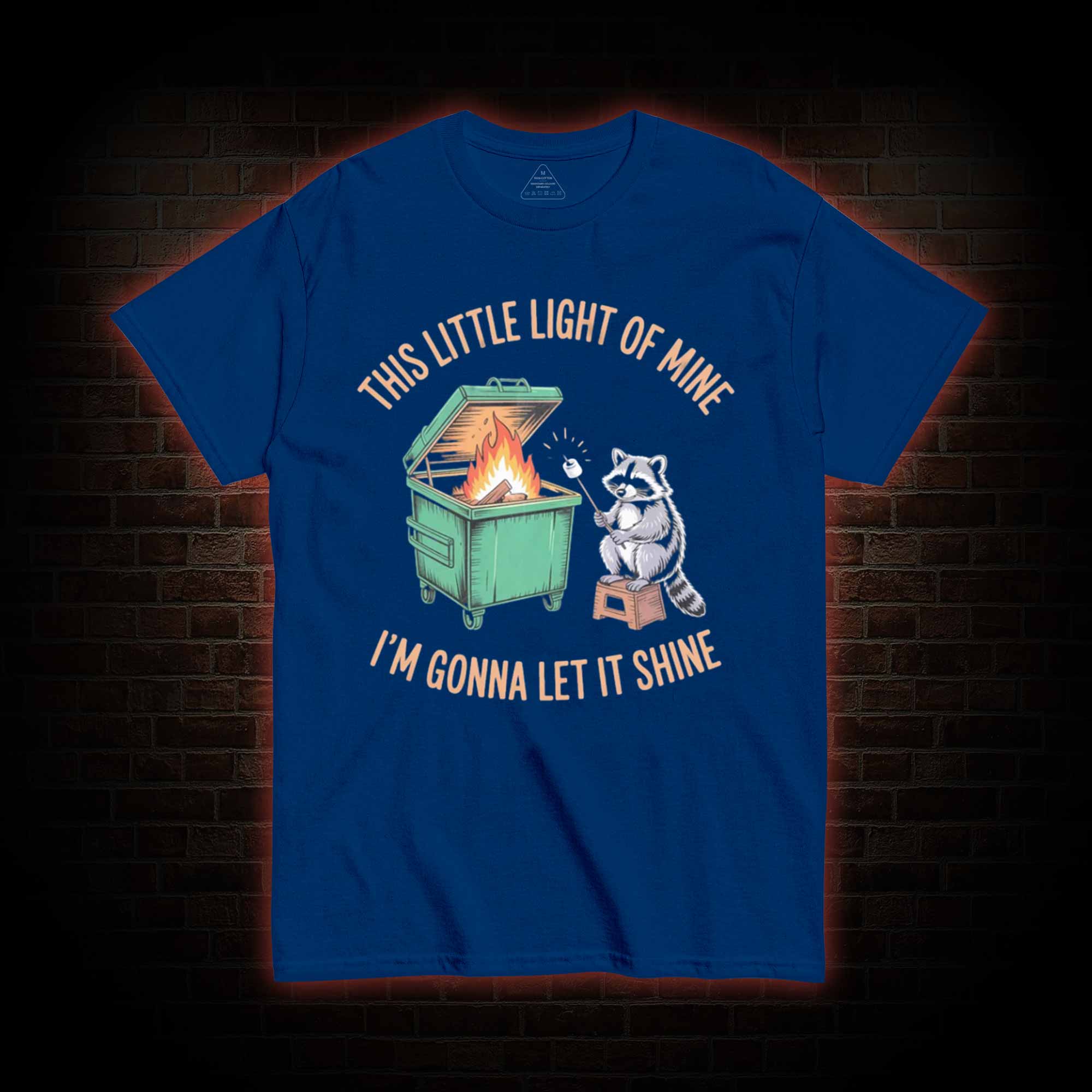 Dumpster Fire Raccoon T-shirt