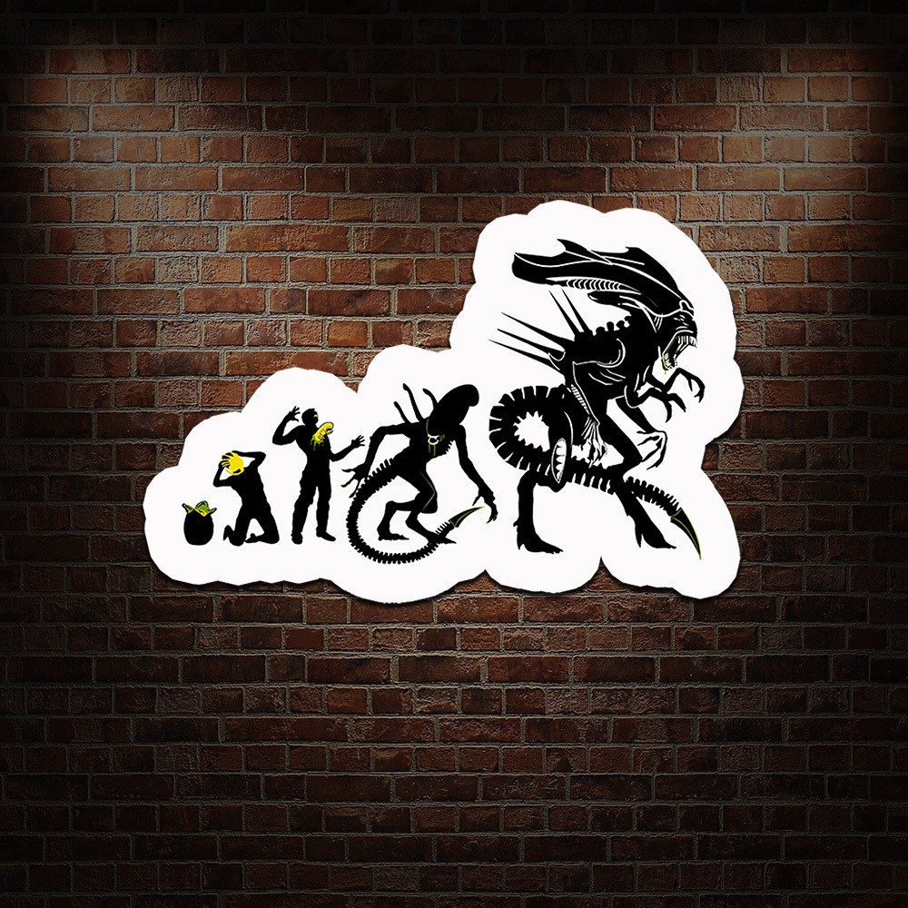 Aliens Refrigerator Magnet