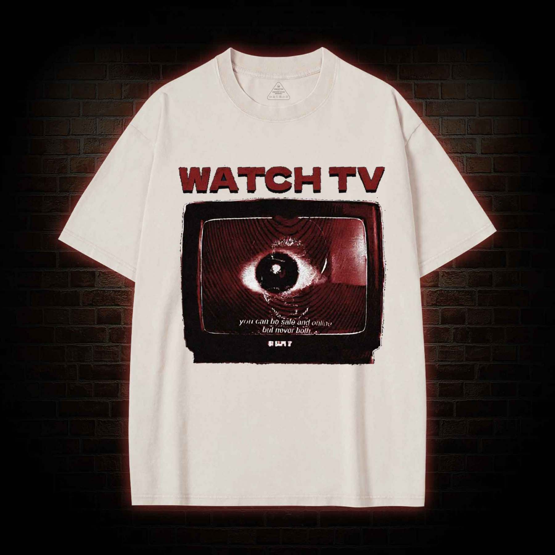 You Can be Safe & Online But Never Both Washed T-shirt