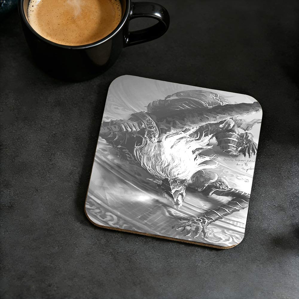 The Black Blade Cork Coasters