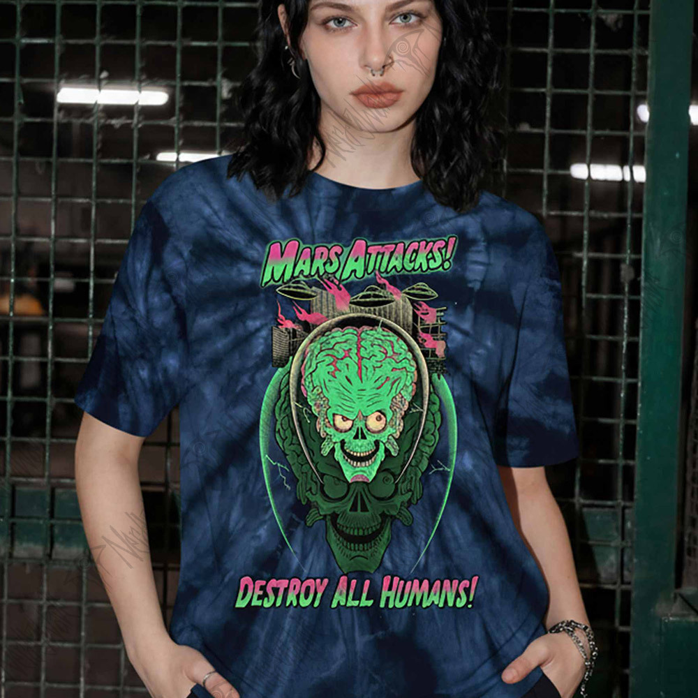 Vintage Destroy All Humans Graphic T-shirt