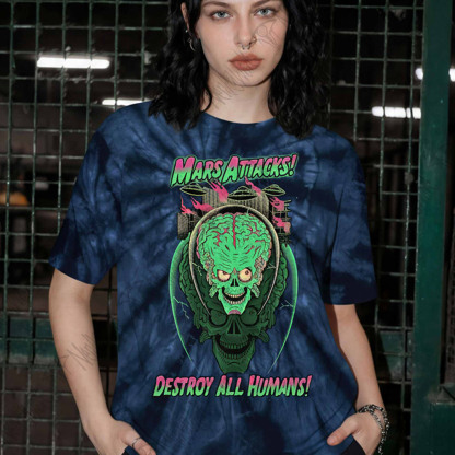 Vintage Destroy All Humans Graphic T-shirt