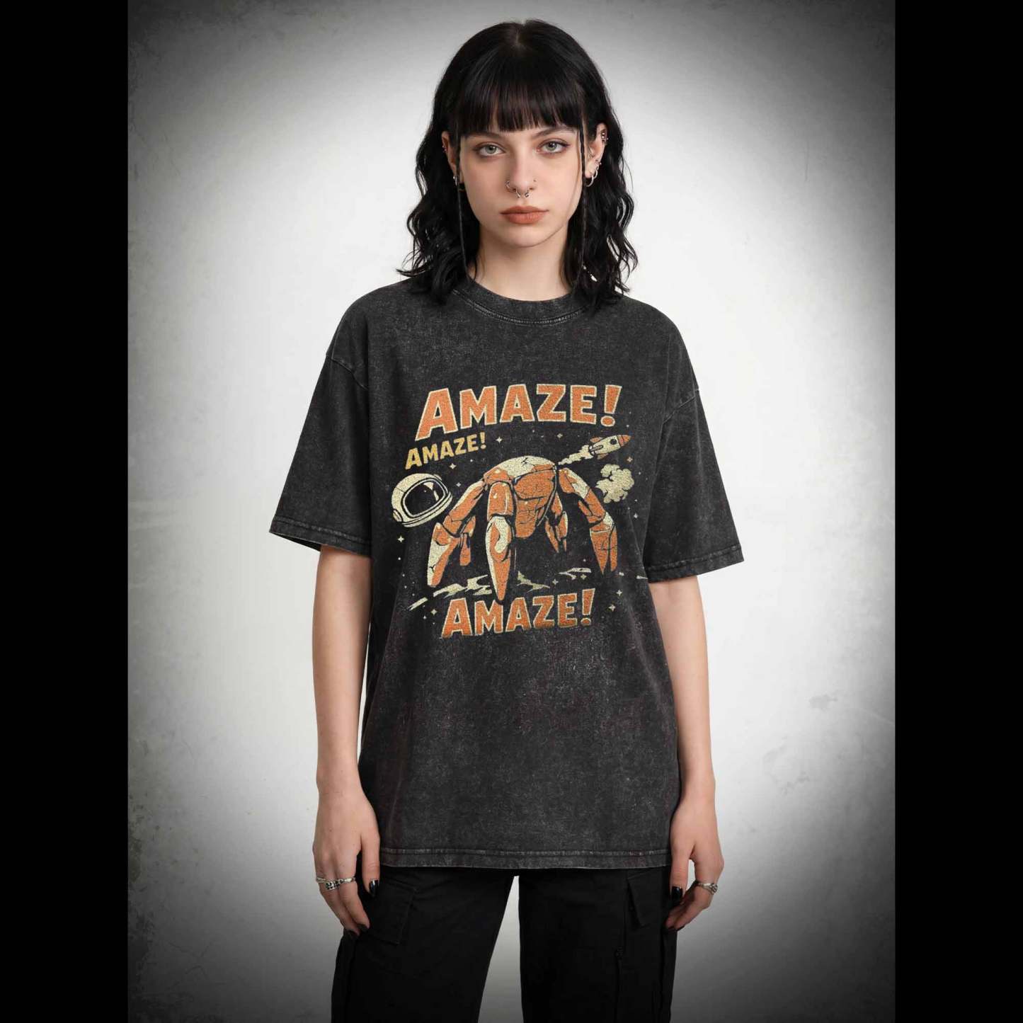 Amaze! Amaze! Amaze! Washed T-shirt