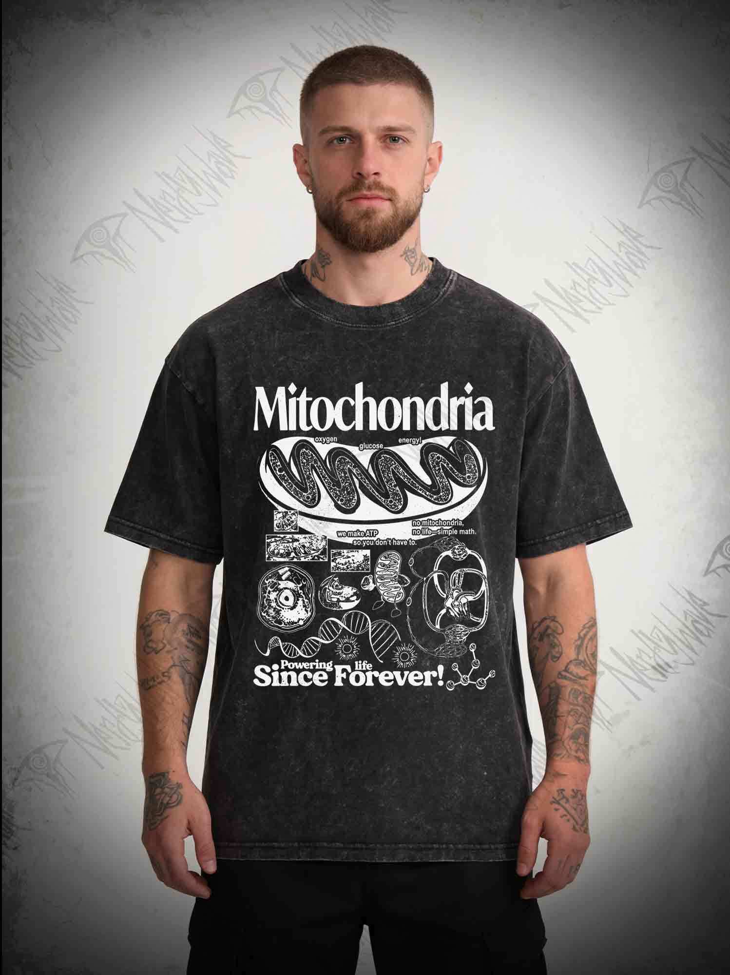Mitochondria Vintage Washed T-shirt