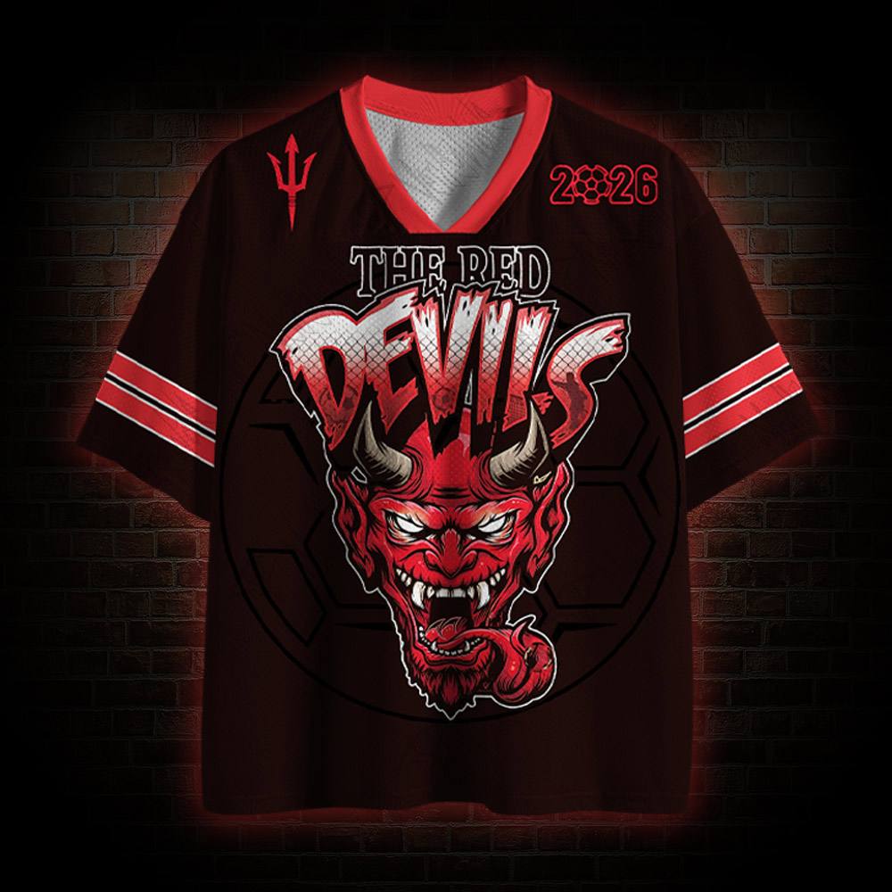Personalized the Red Devils Mesh Jersey