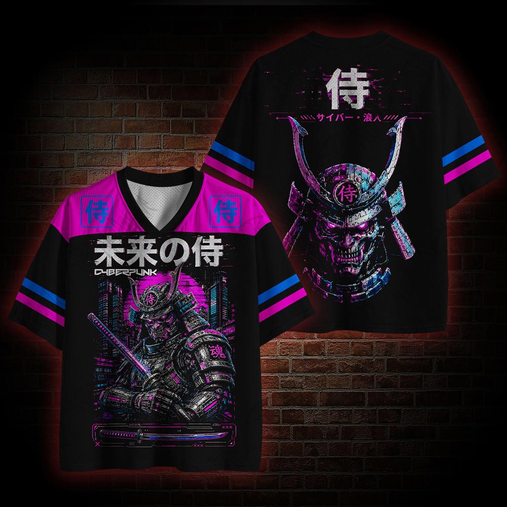 Cyberpunk Warrior Mesh Jersey