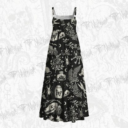 Dark Specimen Wide Straps Maxi Dress