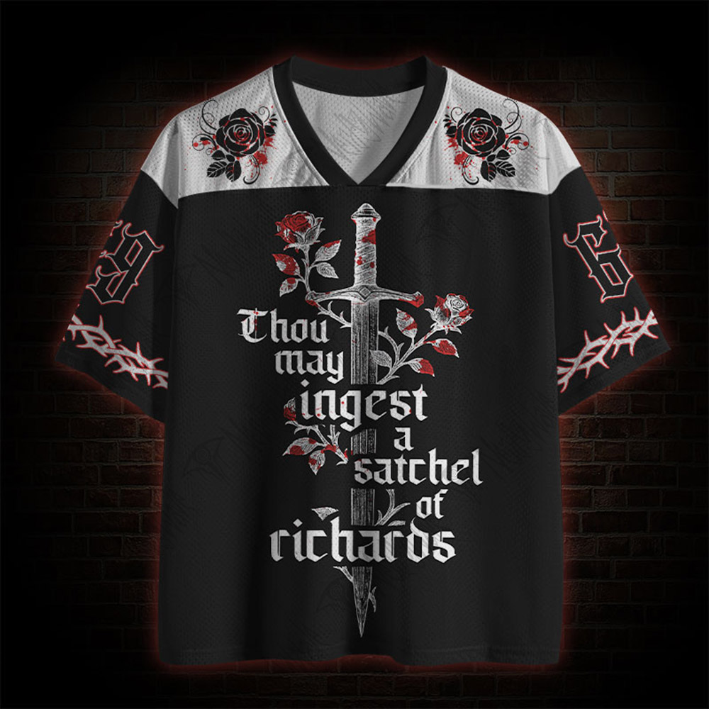 Thou may Ingest a Satchel of Richards Mesh Jersey