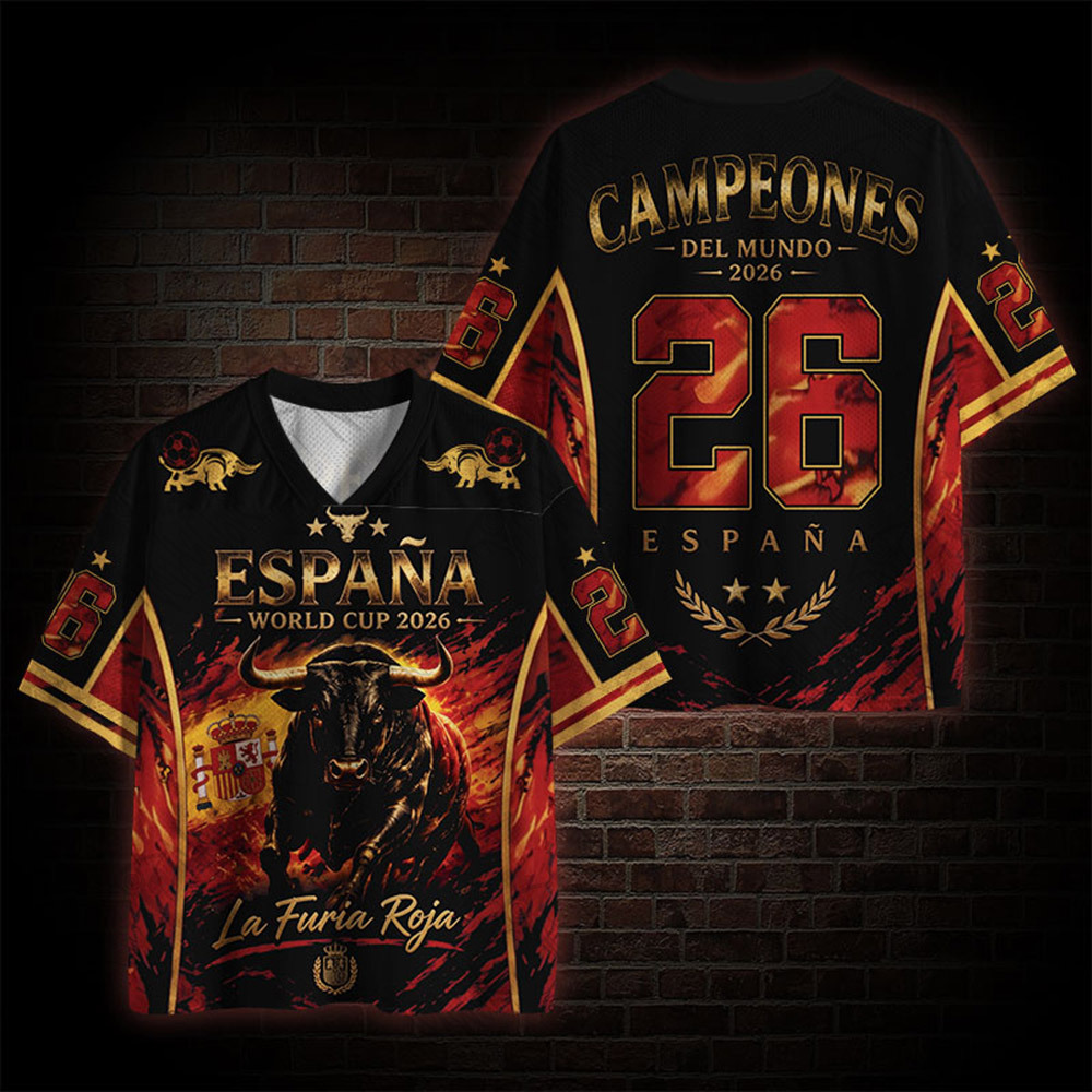 Spain Campeones Del Mundov Mesh Jersey