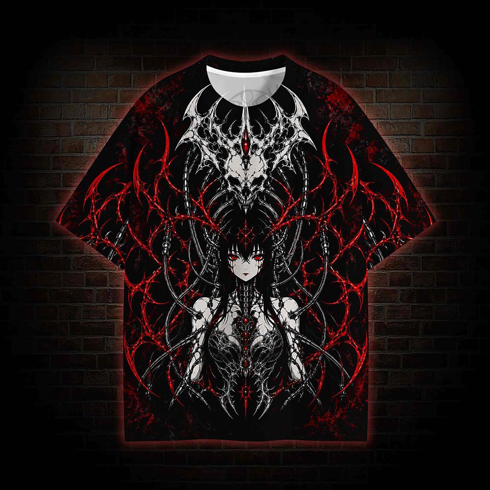 Thorn Blood Anime Maiden Eco Graphic T-shirt