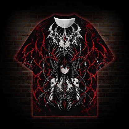 Thorn Blood Anime Maiden Eco Graphic T-shirt