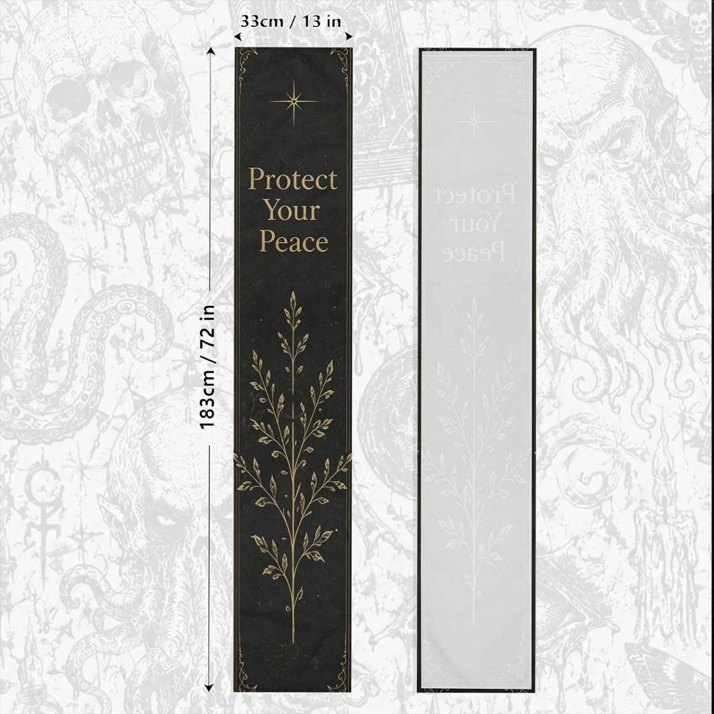 Protect Your Peace Table Runner