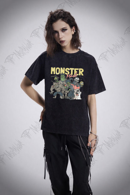Ghost Halloween Washed T-shirt
