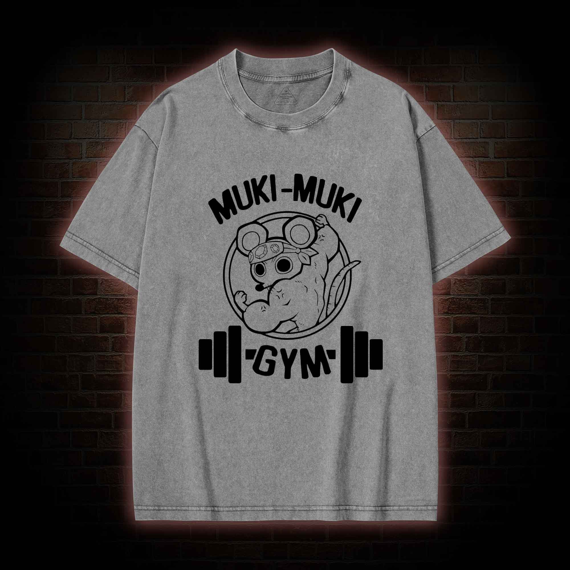 Mouse Workout Washed T-shirt