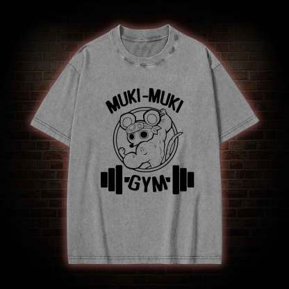 Mouse Workout Washed T-shirt