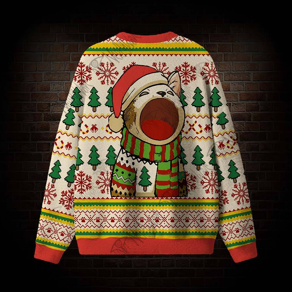 Yawning Cat Ugly Sweatshirts