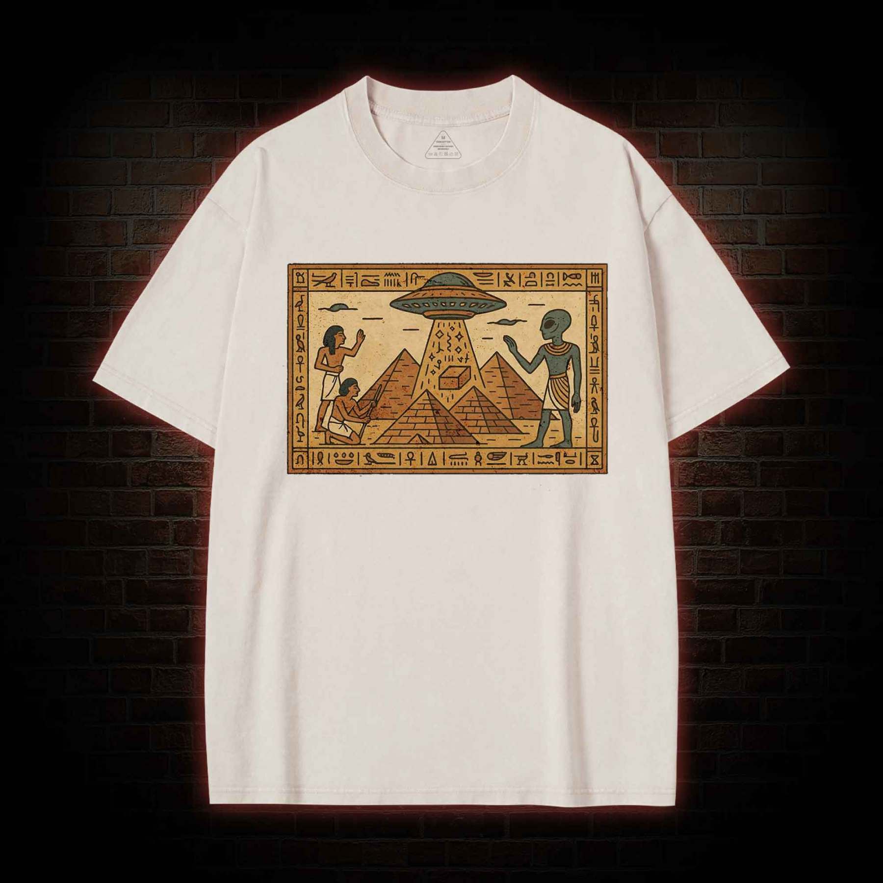 Ancient Aliens Washed T-shirt