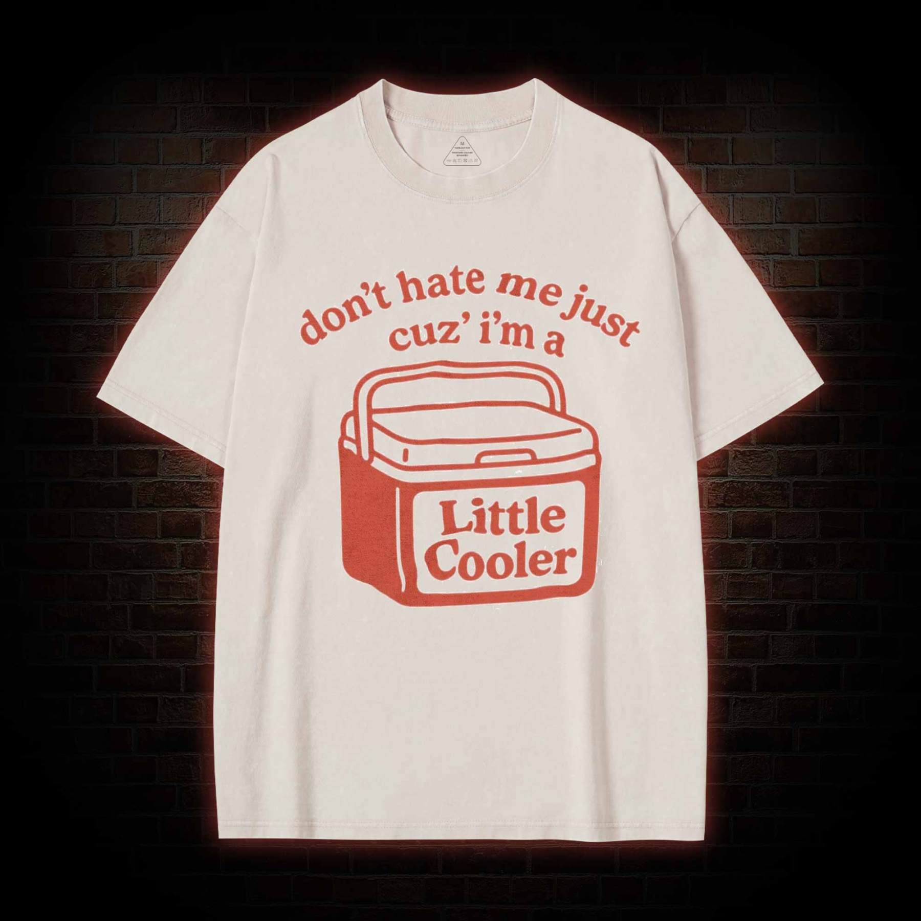 Don't Hate Me Cuz I'm a Little Cooler Washed T-shirt