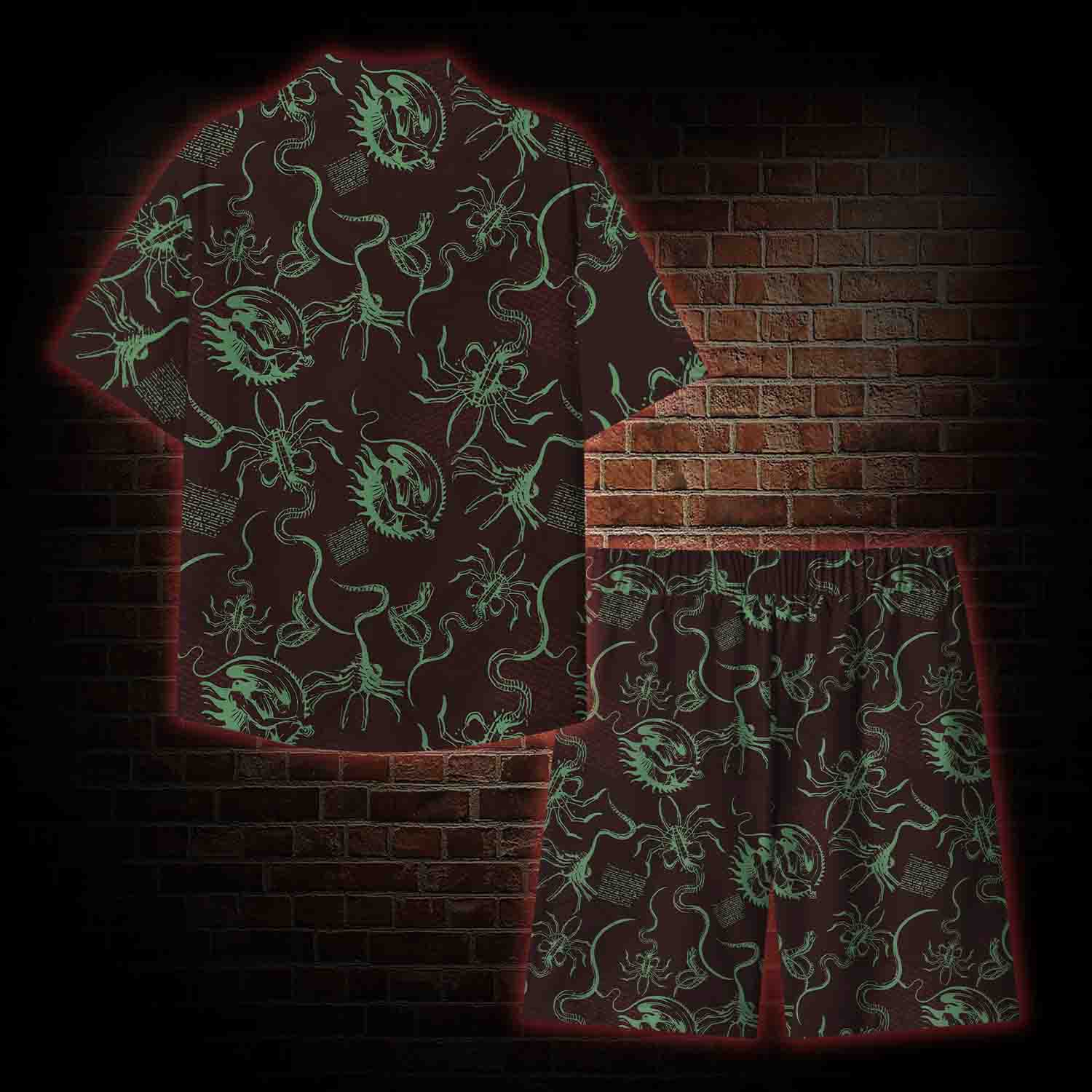 Alien Delivery Guy Lightweight Hawaiian Shirt
