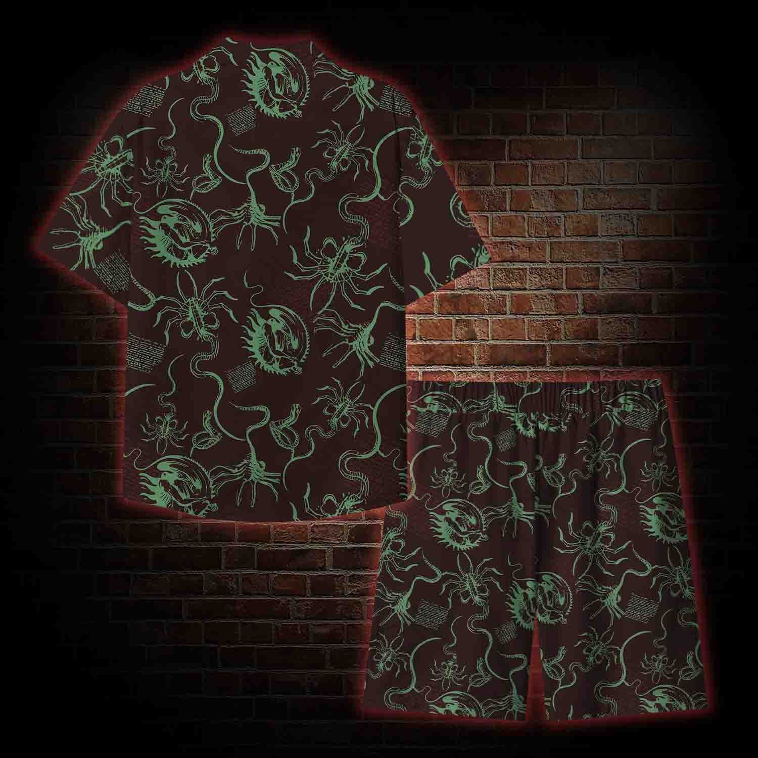 Alien Delivery Guy Lightweight Hawaiian Shirt