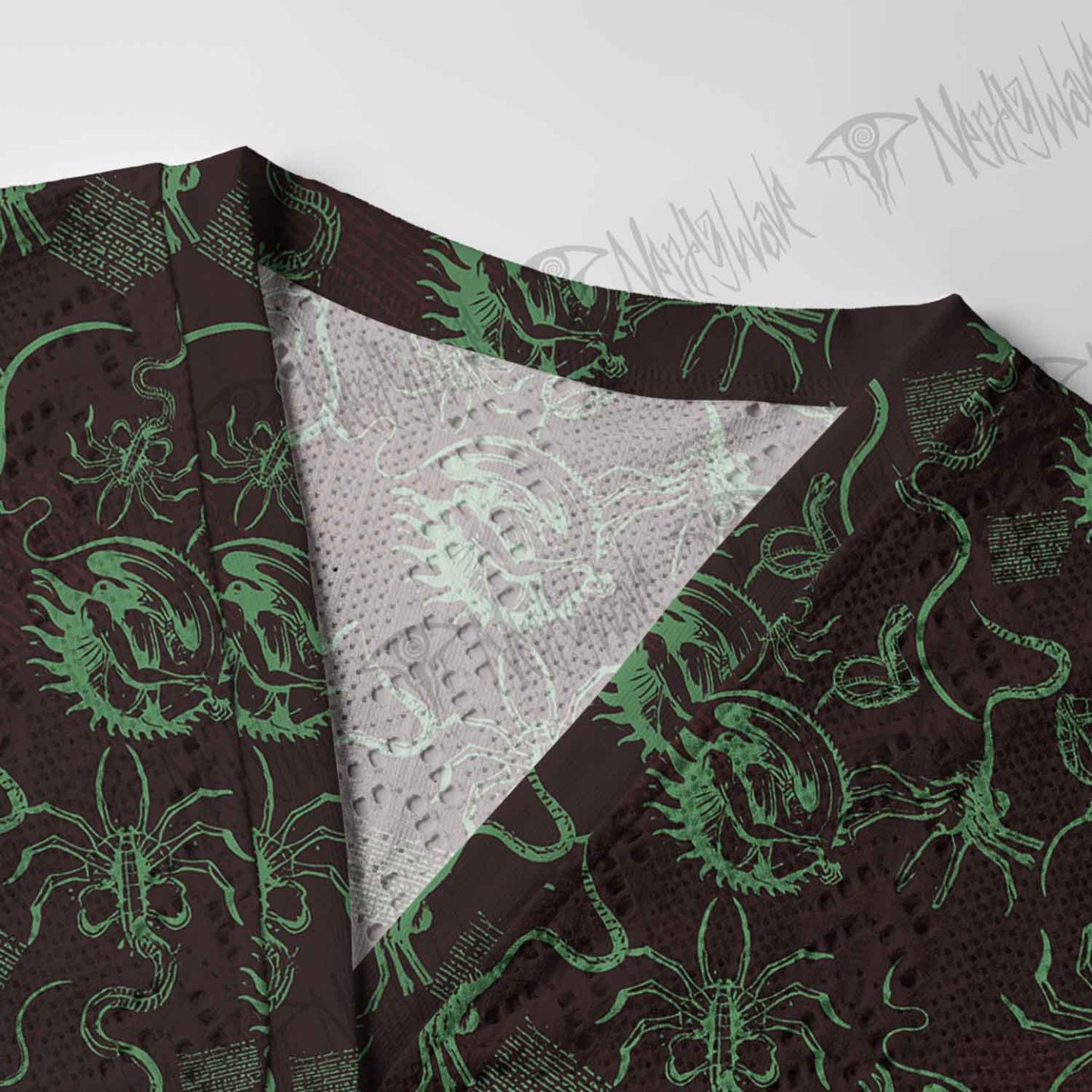 Alien Delivery Guy Pointelle Cardigan