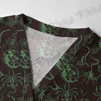 Alien Delivery Guy Pointelle Cardigan