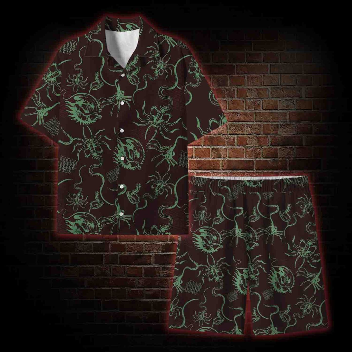 Alien Delivery Guy Lightweight Hawaiian Shirt