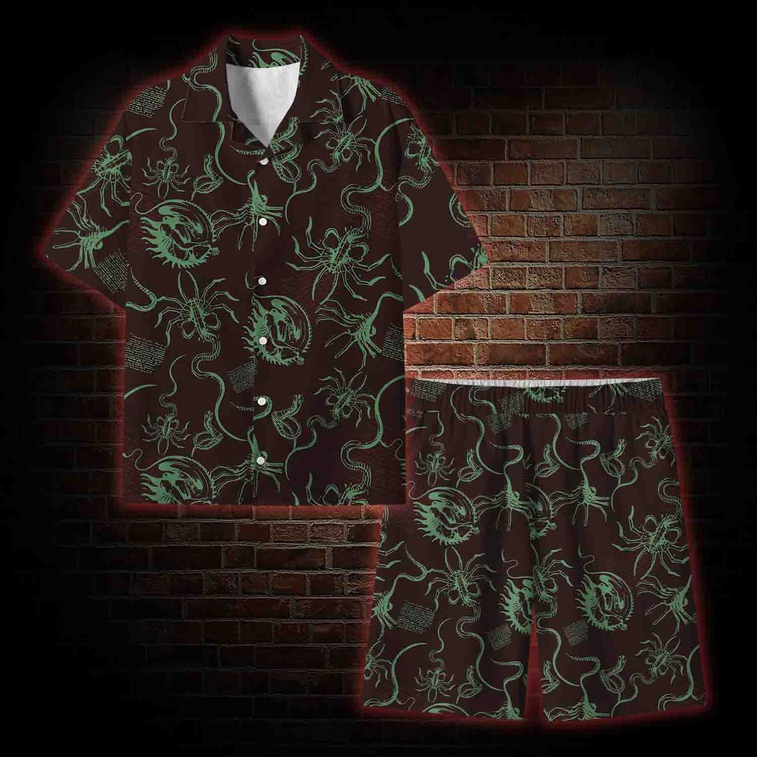 Alien Delivery Guy Lightweight Hawaiian Shirt