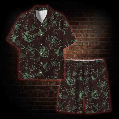 Alien Delivery Guy Lightweight Hawaiian Shirt