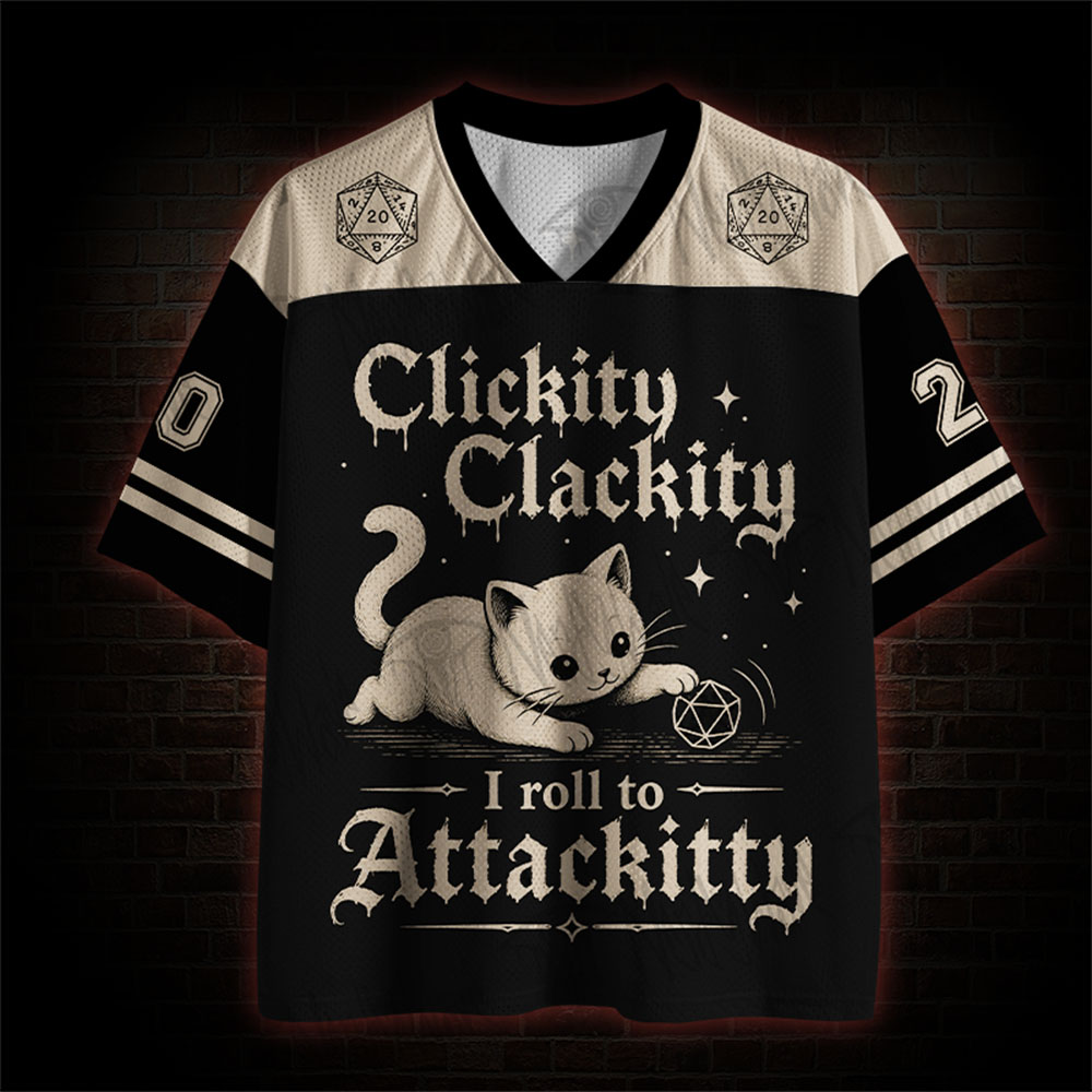 I Roll to Attackitty Mesh Jersey