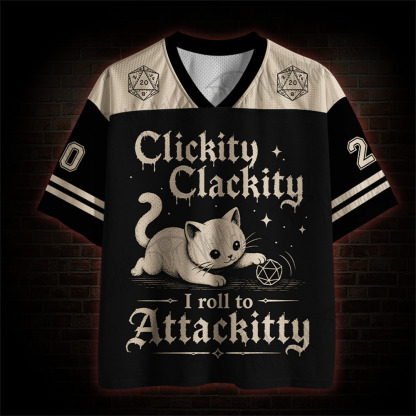 I Roll to Attackitty Mesh Jersey