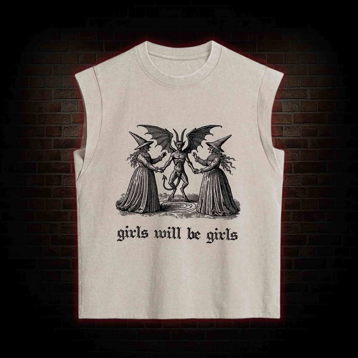 Girls Will Be Girls Women's Washed Tank Top