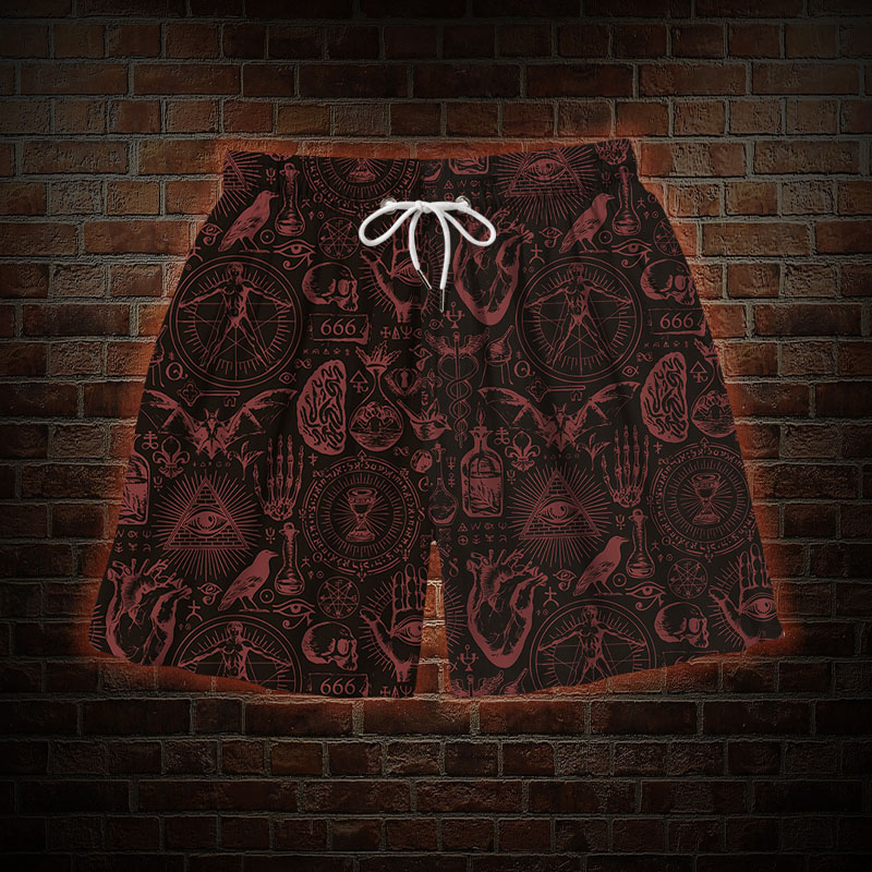 Occultism Mens Swim Trunks