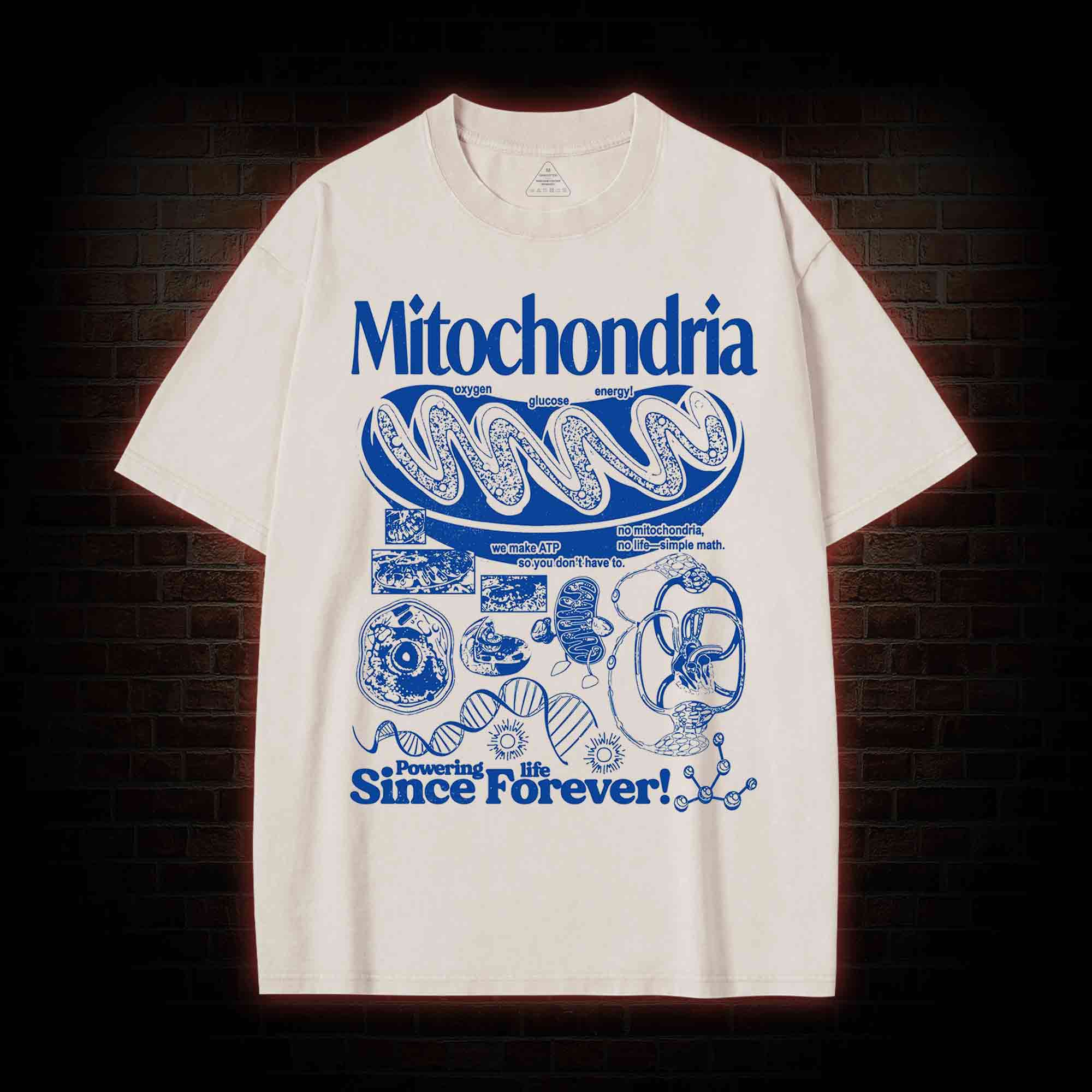 Mitochondria Vintage Washed T-shirt