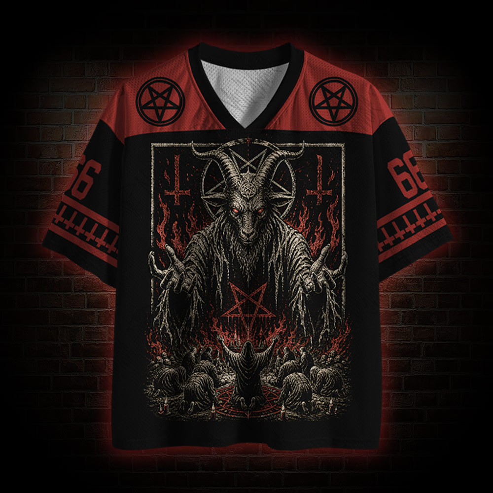 Baphomet Aesthetic Mesh Jersey