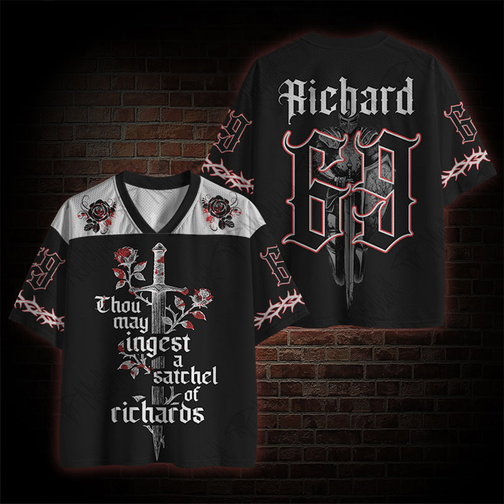 Thou may Ingest a Satchel of Richards Mesh Jersey