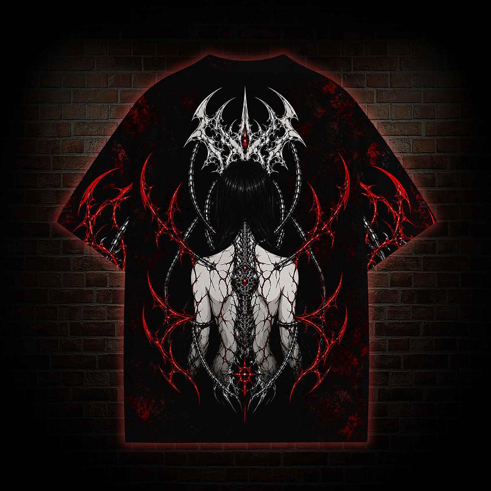 Thorn Blood Anime Maiden Eco Graphic T-shirt