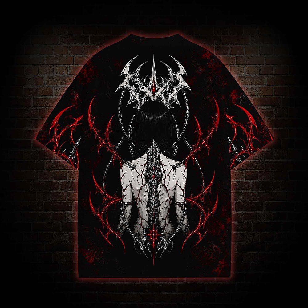 Thorn Blood Anime Maiden Eco Graphic T-shirt