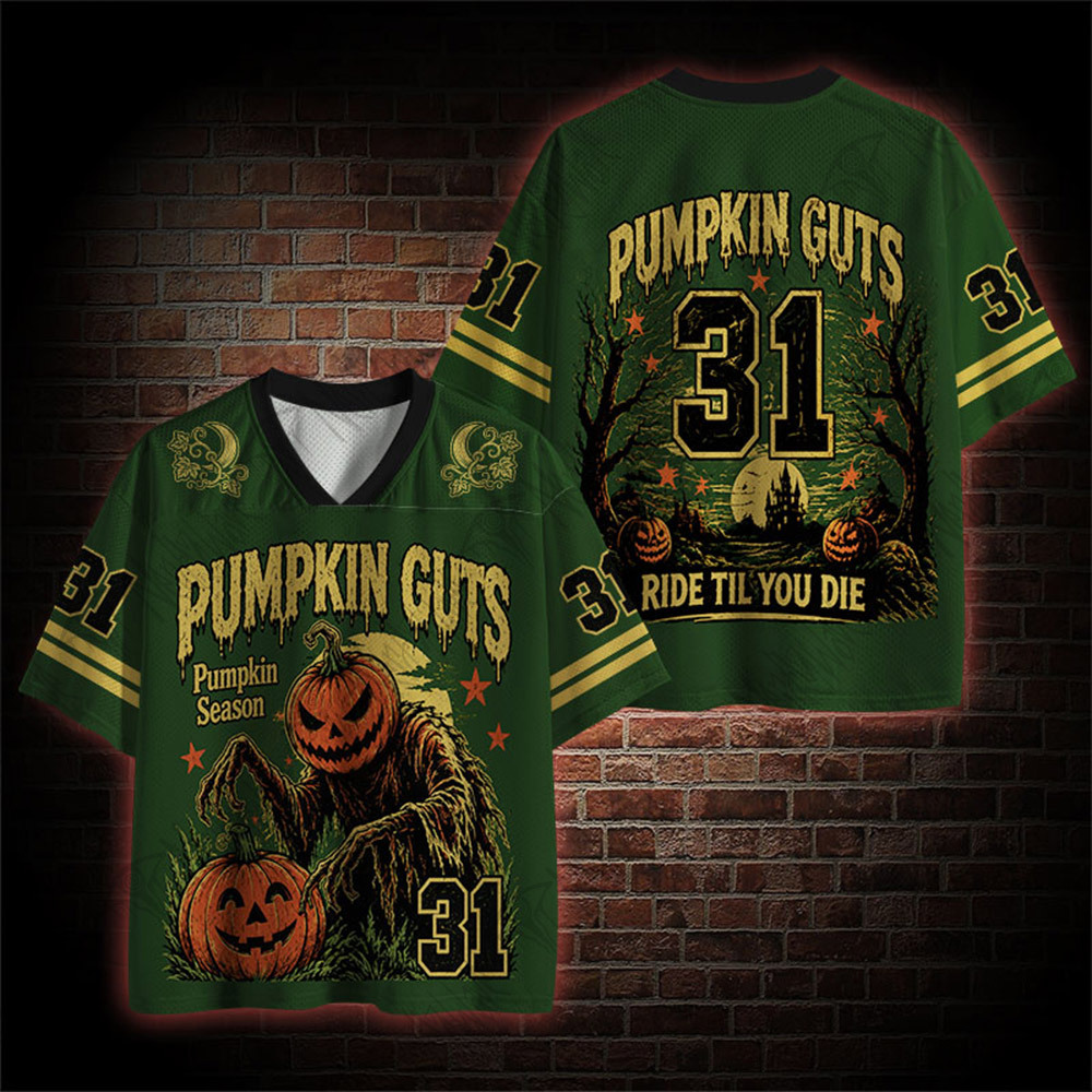 Pumpkin Guts Mesh Jersey