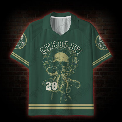 Cthulhu Vintage Collar Jersey