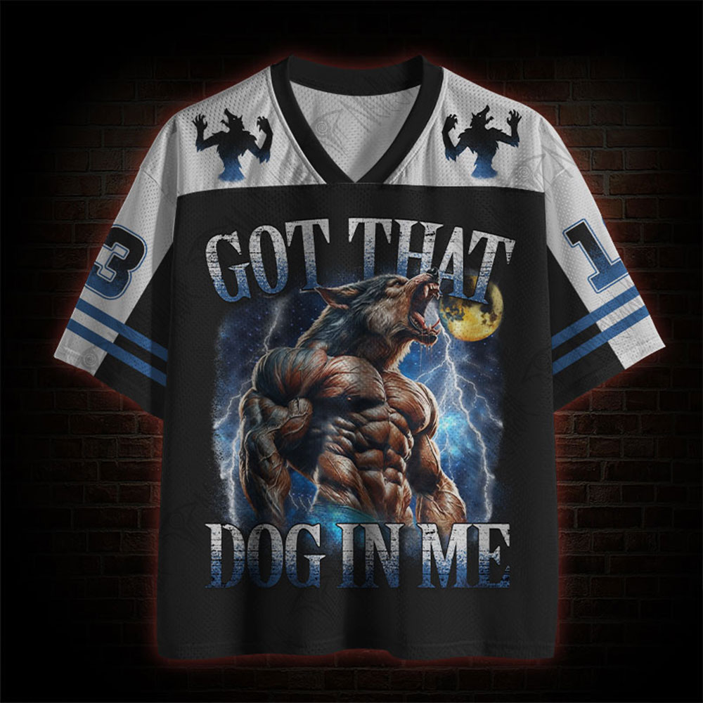 Got That Dog in Me  Wolf Mesh Jersey