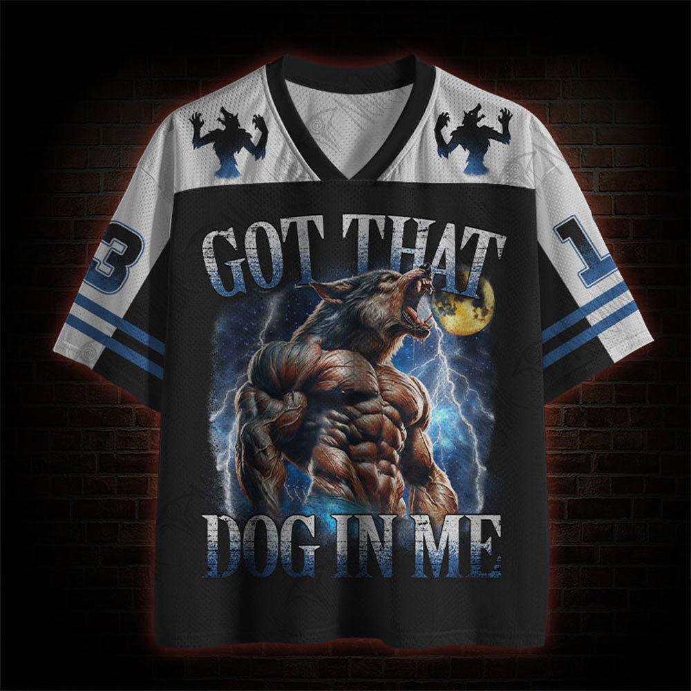 Got That Dog in Me  Wolf Mesh Jersey