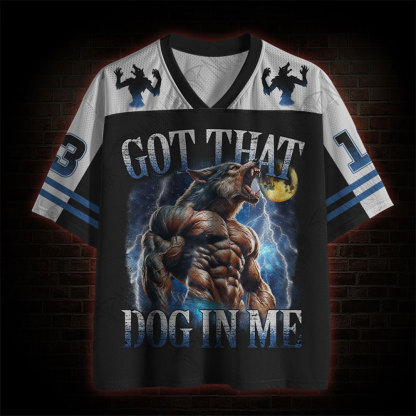Got That Dog in Me  Wolf Mesh Jersey